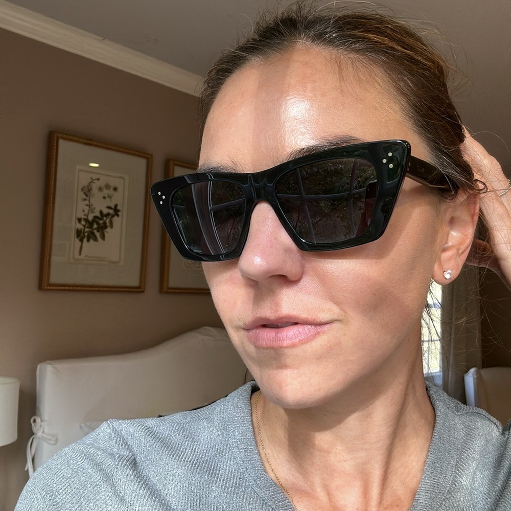 CAT EYE S187 SUNGLASSES IN ACETATE - Picture 3 of 8